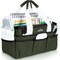 Craft Organizer Tote Bag, Art Storage Caddy with Multiple Pockets, Sap Green Sewing Bag for Art, Craft, Scrapbooking, Medical, and Office Supplies Storage